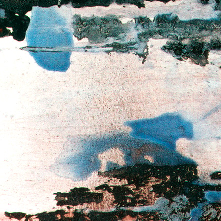 Trace II (Detail), 2005, Kreide auf Leinwand, 120 x 150 cm
